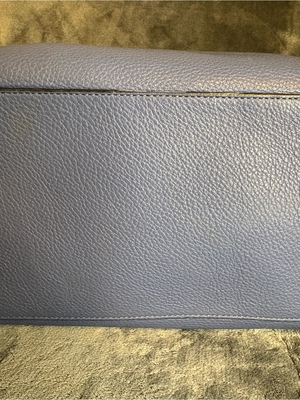 Kate Spade Navy Blue  Leather Tote - Picture 3 of 12